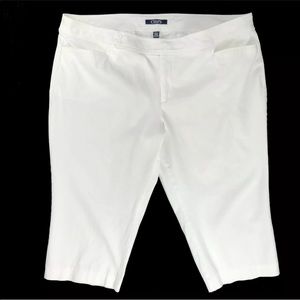 Chaps Capri Pants Women’s Plus Size 20W White